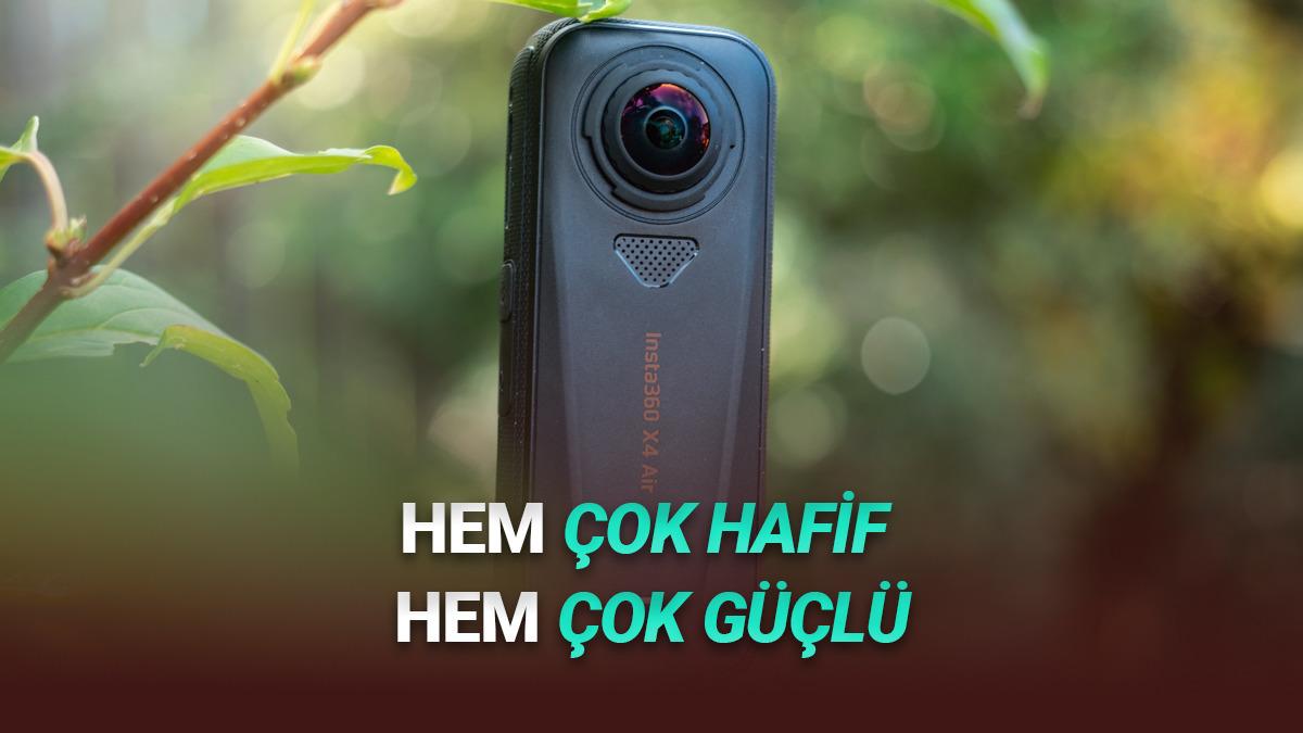 Küçük Boyutuna Rağmen Harika Özellikler Sunan Insta360 X4 Air Aksiyon Kamerası Tanıtıldı