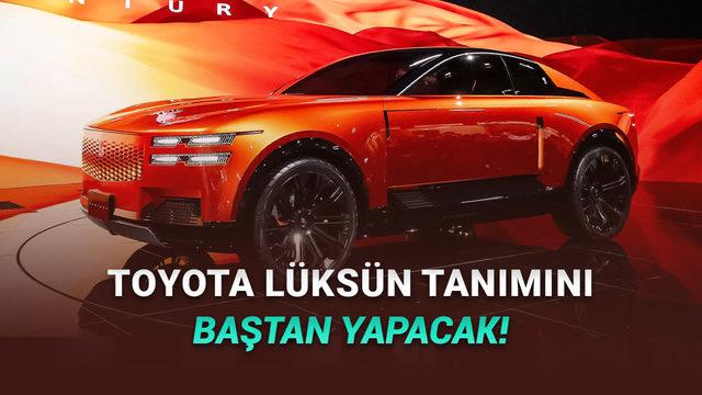  Toyota, Rolls-Royce'a Rakip Oldu: İşte Ultra Lüks Markası Century ve İlk Otomobili! 