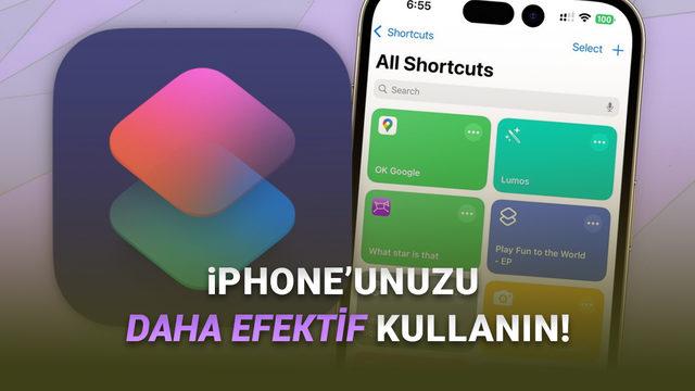  Apple, Kestirmeler Uygulamasını Güncelledi: iPhone'lara 25'ten Fazla Yeni Kısayol Geldi! 