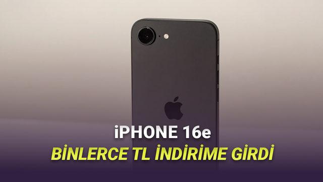 Kasım İndirimleri Bomba Gibi Başladı: iPhone 16e Bugüne Kadarki En Düşük Fiyatına İndi