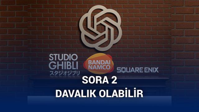  OpenAI, Sora 2 yüzünden Studio Ghibli, Bandai Namco, Square Enix ile davalık olmak üzere 