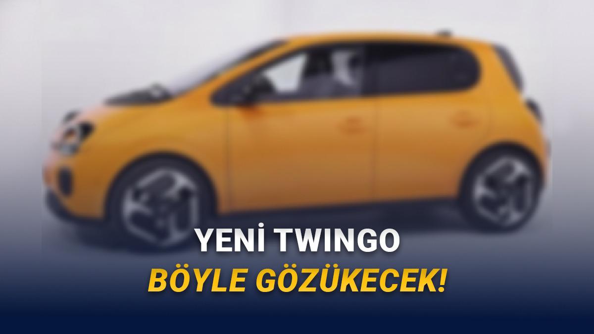 Yeni Renault Twingo'nun Şirin mi Şirin Tasarımı Sızdırıldı