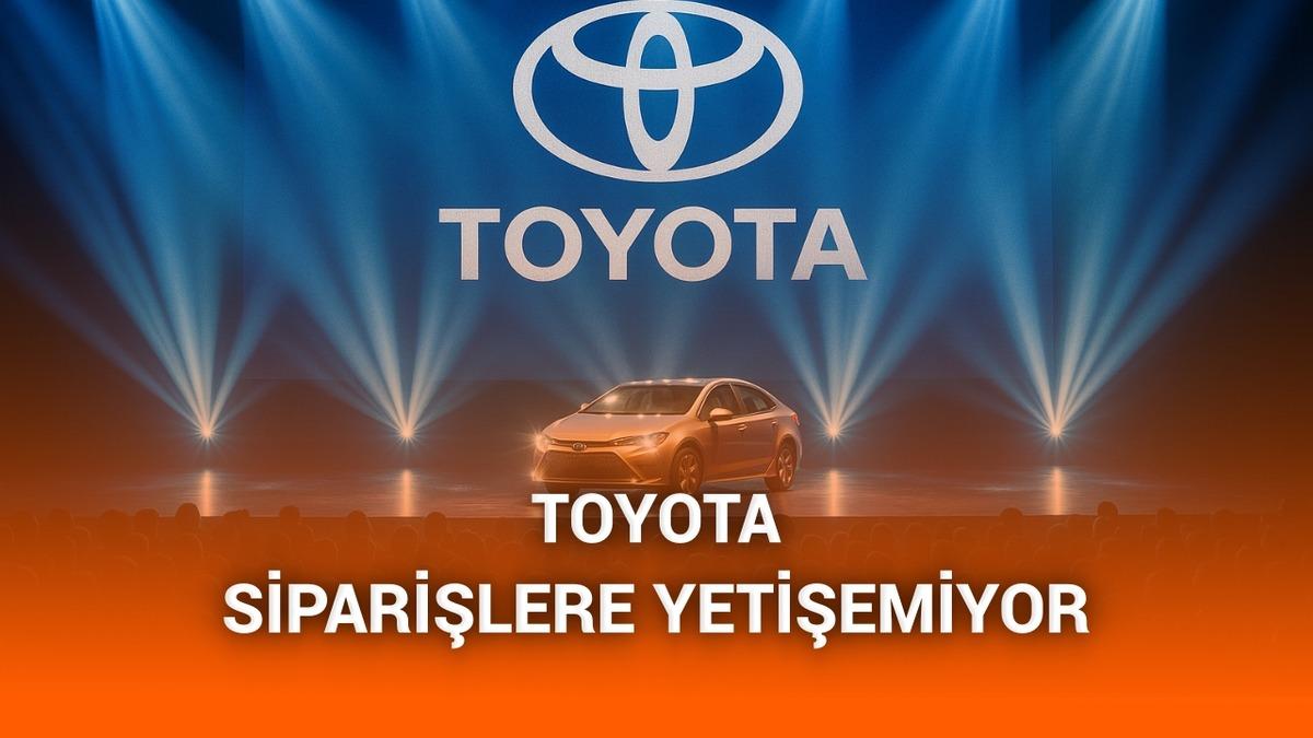 Toyota, üretebildiğinden daha fazla otomobil sattığını açıkladı