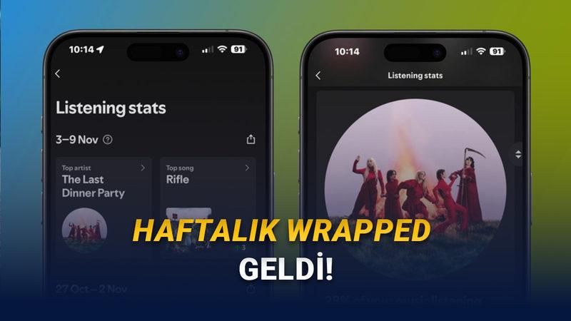 Spotify, Sosyal Medyayı Ele Geçirecek: Haftalık Wrapped Özelliği Geldi!