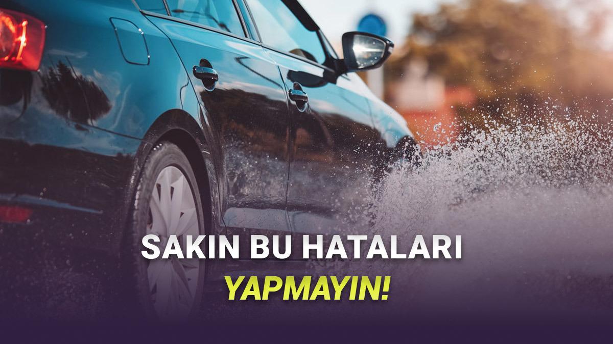 Yağmurlu Havada Sürüşü Kâbusa Çeviren 7 Kritik Hata: Suda Kızaklama Tehlikesine Dikkat!