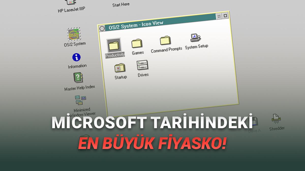 Tüm Zamanların En Az Satan Microsoft Ürünü "OS/2 for Mach 20"nin Hüsran Dolu Hikâyesi (11 Tane Sattı, 8'i İade Edildi)