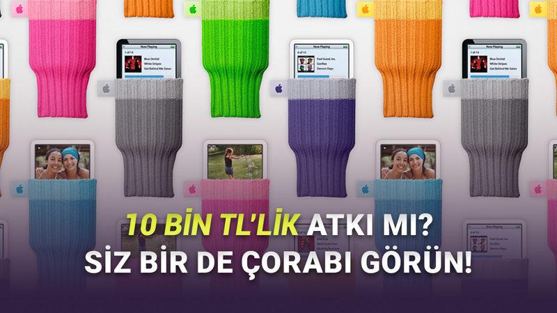 Apple'ın 10 Bin TL'ye iPhone Çantası Satmasına Şaşırıyorsanız Buyurun: Bizzat Steve Jobs Tarafından Tanıtılan iPod Çorabı "Socks"ın Hikâyesi
