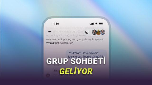  ChatGPT'nin Grup Sohbeti Özelliği Duyuruldu: Artık Arkadaşlarınızla ve Ailenizle Aynı ChatGPT Sohbetine Yazabileceksiniz 