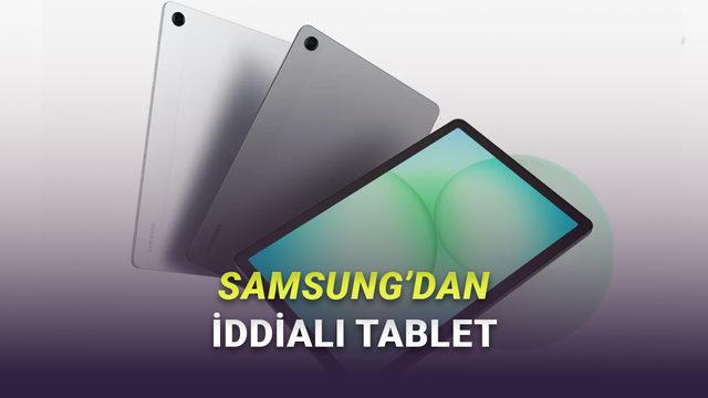  Samsung'un Yeni Uygun Fiyatlı Büyük Ekranlı Tableti Galaxy Tab A11+ Tanıtıldı 