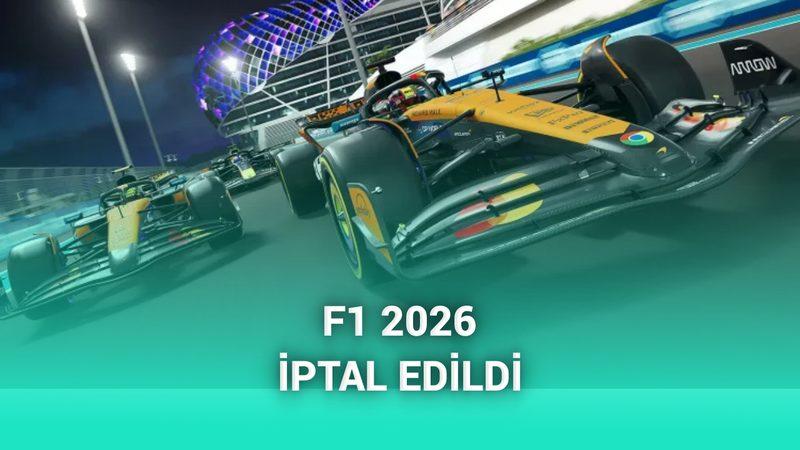 F1 2026 oyununun iptal edildiği açıklandı: F1 2025'e ücretli DLC gelecek
