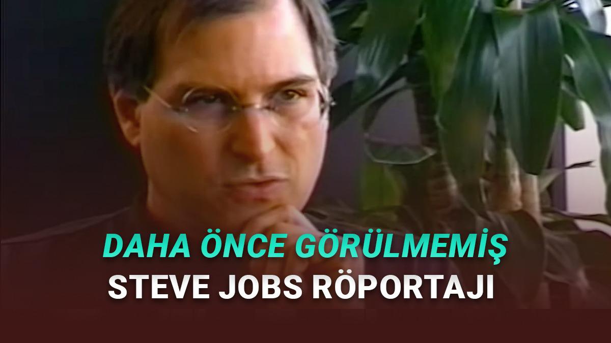 Steve Jobs'ın Daha Önce Hiç Görülmemiş Bir Röportajı Yayımlandı [Video]