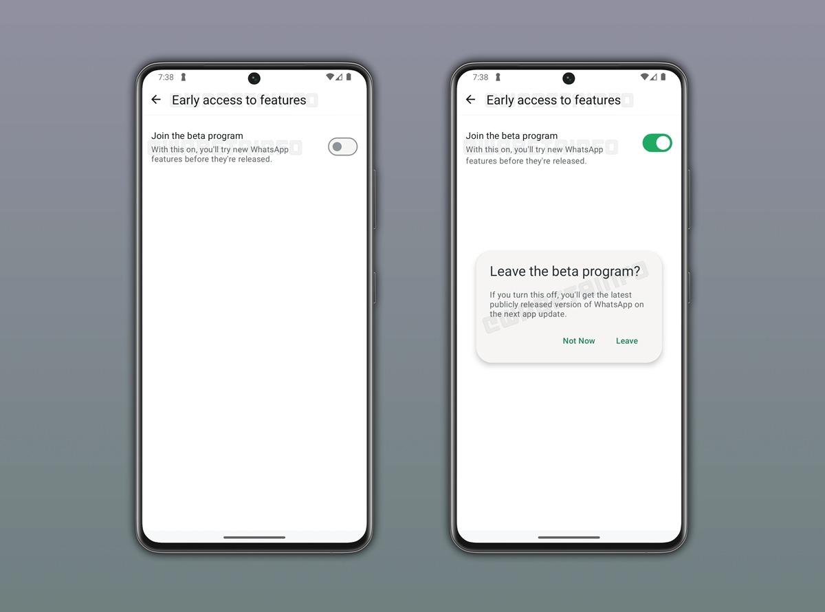 WhatsApp Beta Geçiş Modu