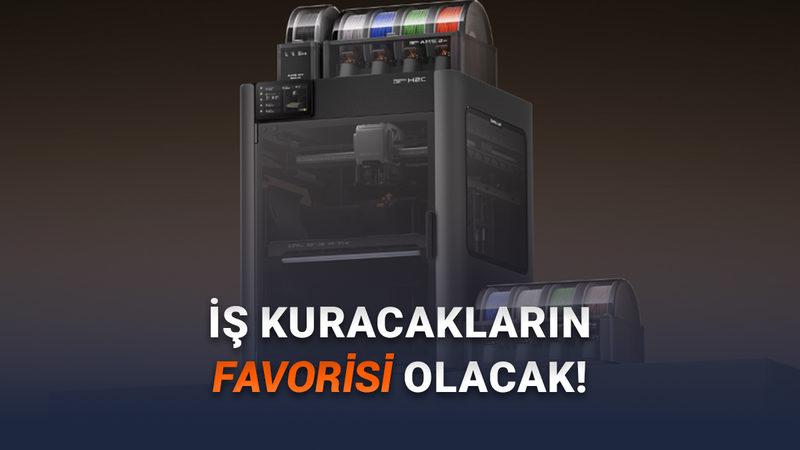 Aynı Anda 7 Renk Kullanabilen 3 Boyutlu Yazıcı Duyuruldu: İşte Fiyatı!