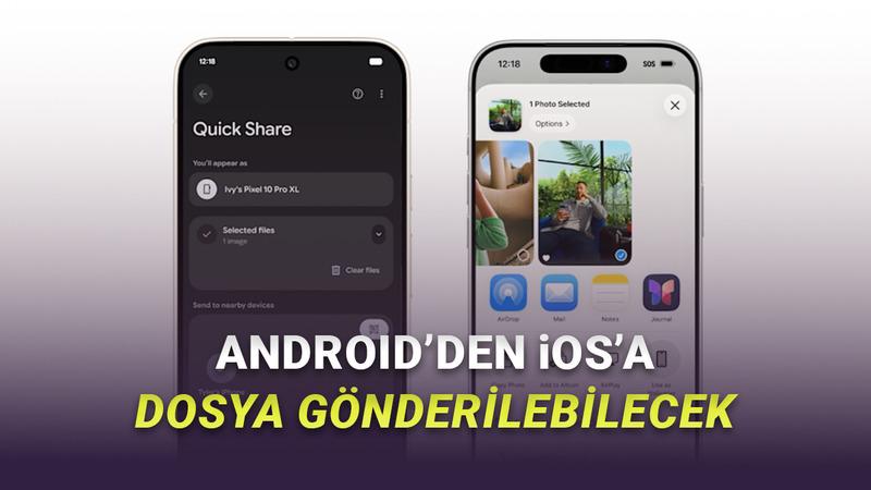 Tarihi Yenilik: İlk Kez Bir Android Telefon, AirDrop ile iPhone'lara Dosya Gönderebilecek