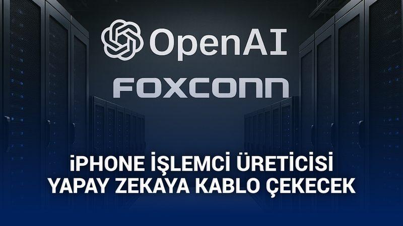 OpenAI, yapay zeka altyapısı için iPhone'ların işlemcilerini üreten Foxconn ile anlaştığını açıkladı