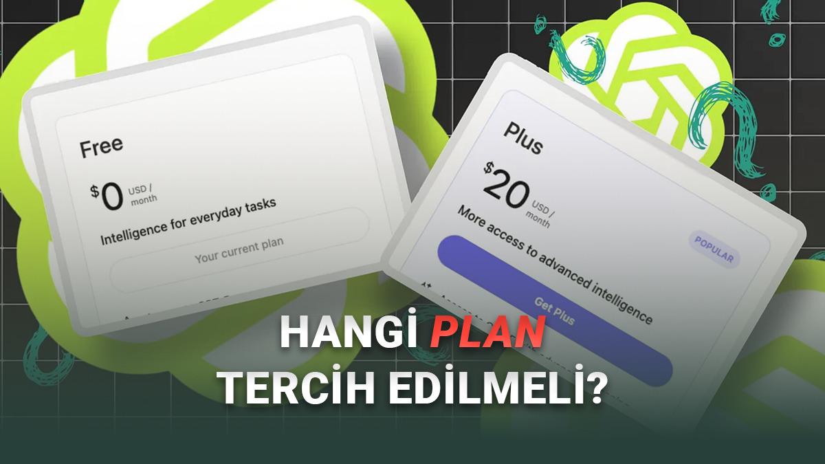 ChatGPT Aboneliklerini Karşılaştırdık: Ücretsiz vs Plus vs Pro (Abone Olmaya Değer mi?)