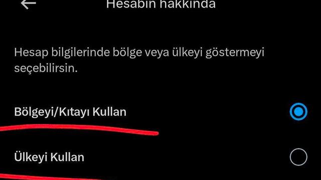 X'te "Batı Asya" Olarak Gösterilen Konum Bilgisi Nasıl "Türkiye" Olarak Değiştirilir?