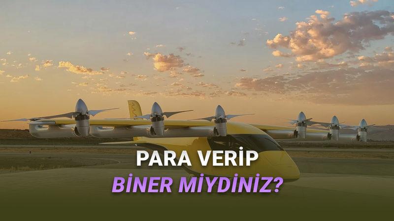 Yeni İnsansız Uçan Taksi Tanıtıldı (Şoförlüsü Geldi de Şoförsüzü Kaldı...)