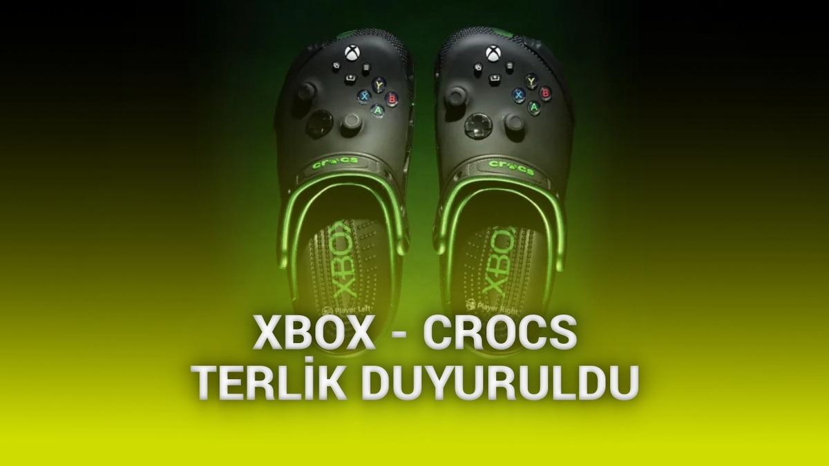 Xbox tasarımlı Crocs terlik duyuruldu