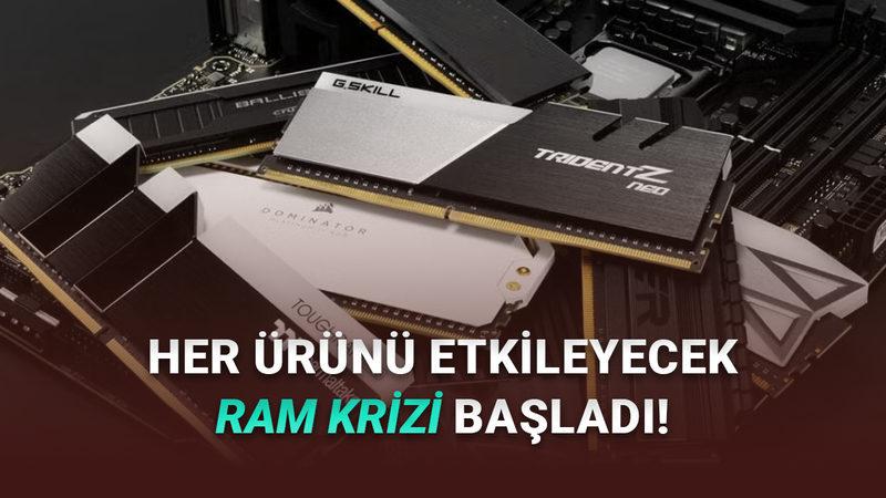 RAM Fiyatları Katlanarak Artmaya Başladı: Ekran Kartları Ucuzlarken Neden RAM Fiyatları Artıyor?