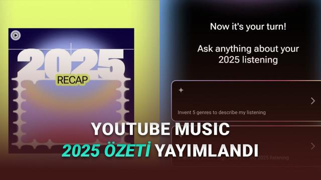  YouTube Music, 2025'te Neler Dinlediğinizi Gösteren Yıllık Özet Yayımladı 