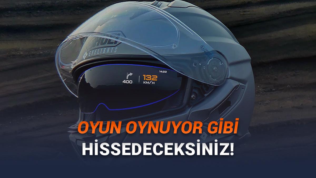 Kendinizi Bilgisayar Oyunundaymış Gibi Hissedeceğiniz Motosiklet Kaskı Tanıtıldı