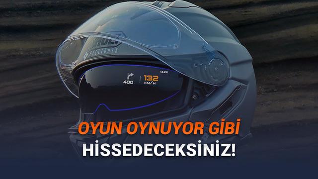 Kendinizi Bilgisayar Oyunundaymış Gibi Hissedeceğiniz Motosiklet Kaskı Tanıtıldı