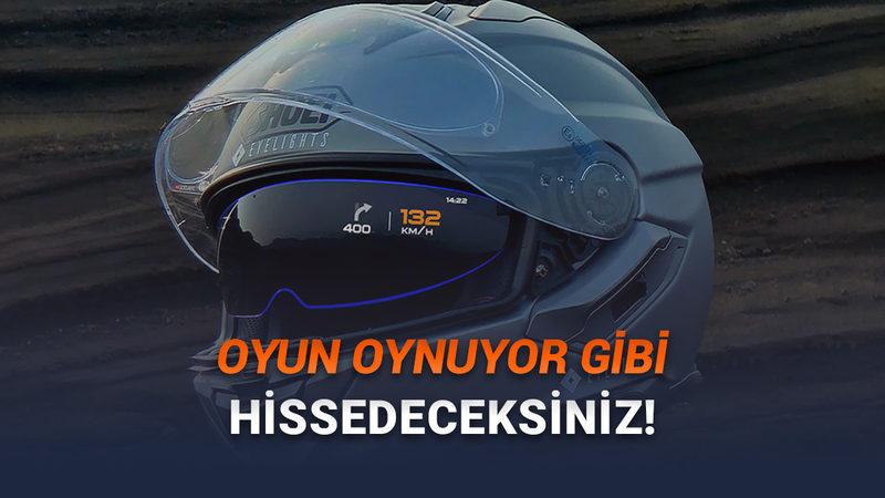 Kendinizi Bilgisayar Oyunundaymış Gibi Hissedeceğiniz Motosiklet Kaskı Tanıtıldı