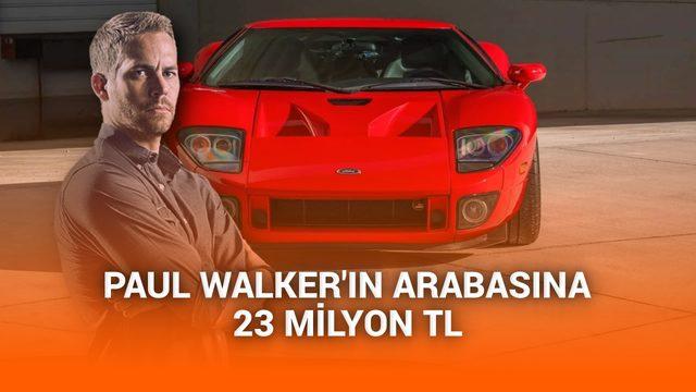 Paul Walker'ın otomobili açık artırmaya çıktı: Teklifler 23 milyon TL'yi geçti bile