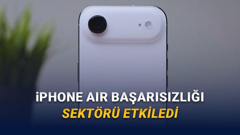 iPhone Air'ın Başarısızlığı Tüm Sektörü Etkiledi: Diğer Markalar İnce Telefonlarını İptal Ediyor!