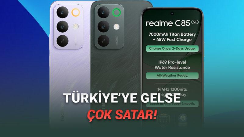 Uygun Fiyata Efsane İş Yapan Telefon realme C85 5G Duyuruldu