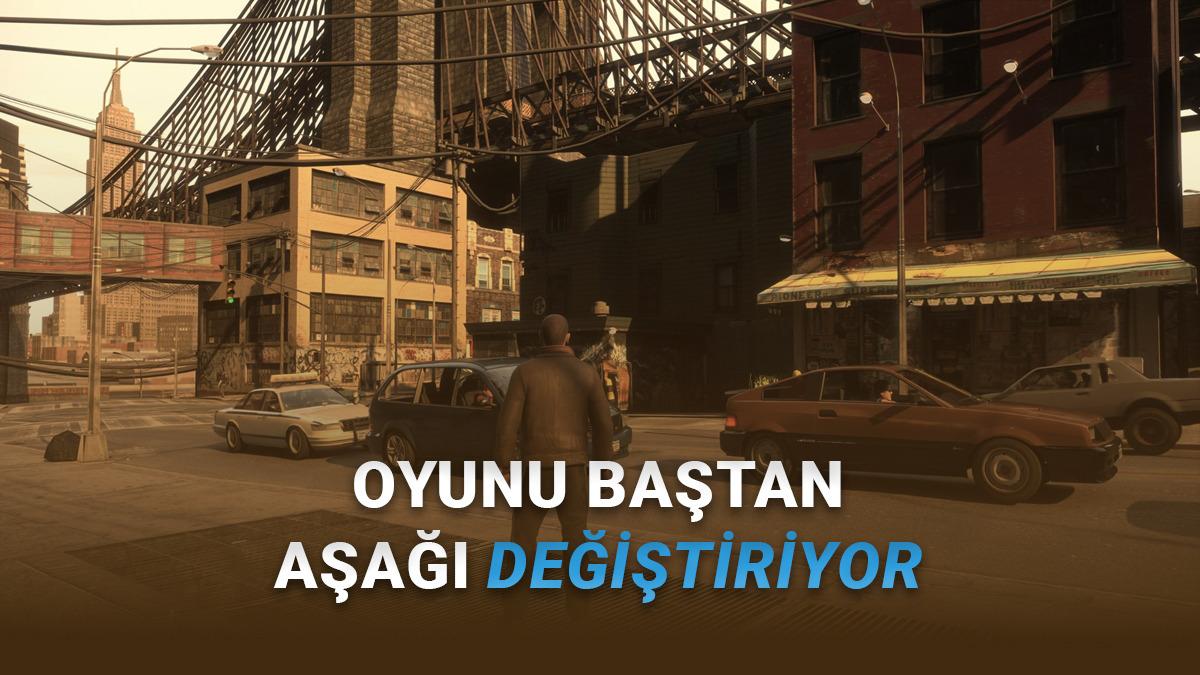 GTA 4'ün Grafiklerini GTA 5 Seviyesine Getiren Mod Yayımlandı [Video]