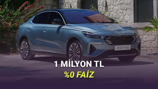 Togg'dan Herkese Zorla Araba Aldıracak Kampanya: Faizsiz 1 Milyon TL Kredi! 
