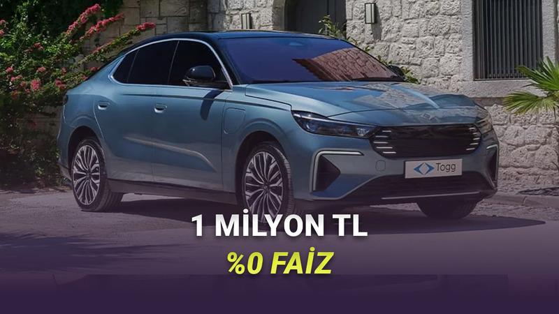 Togg'dan Herkese Zorla Araba Aldıracak Kampanya: Faizsiz 1 Milyon TL Kredi! 