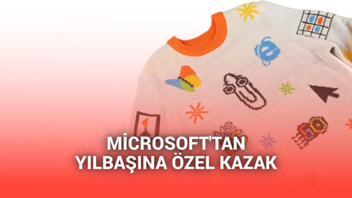 Microsoft yılbaşına özel buram buram nostalji kokan kazaklar satışa sundu