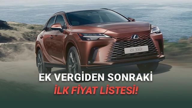 Aralık 2025 Lexus Fiyat Listesi Açıklandı (Bizim Vergi Düzenlemesi N'oldu?)