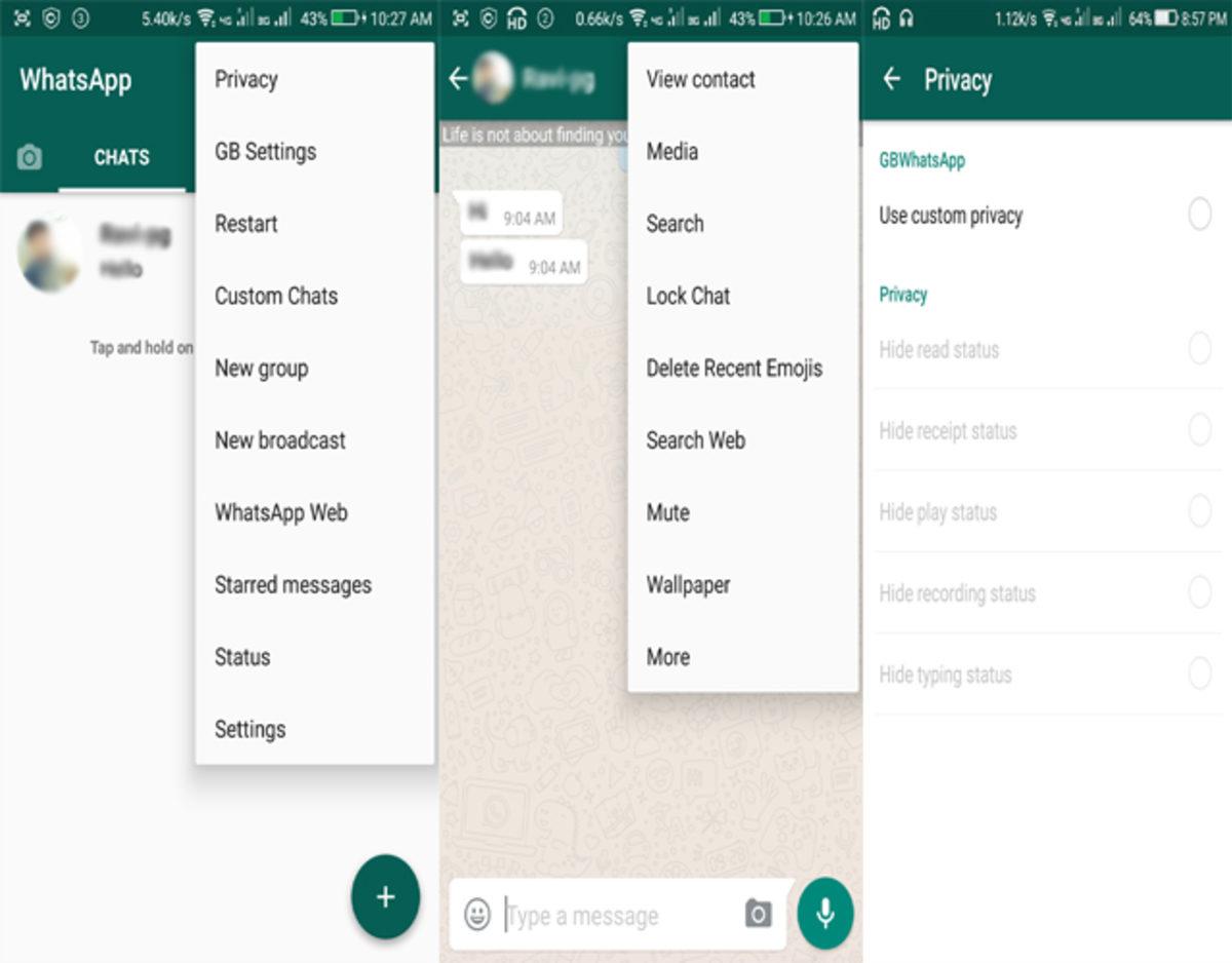 WhatsApp’a Alternatif Olarak Geliştirilen GBWhatsApp’ta Bulabileceğiniz 5 Özellik