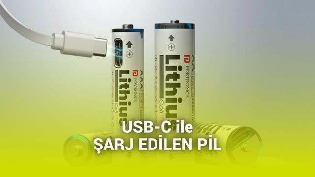 Telefon gibi USB-C takıp şarj edebileceğiniz pil tanıtıldı