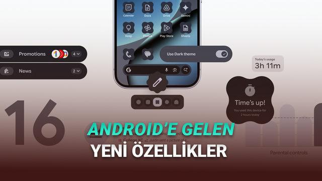 Android 16'ya Her Biri Birbirinden Kullanışlı Yeni Özellikler Geldi