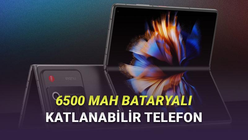 Devasa Bataryalı Katlanabilir Telefonlar Nubia Fold ve Flip 3 Tanıtıldı