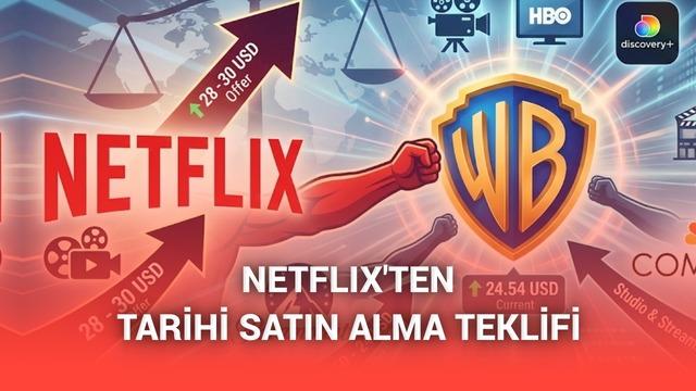 Netflix'in Warner Bros.'u satın almak için yaptığı devasa teklif ortaya çıktı