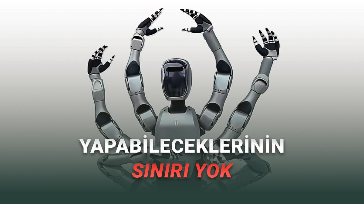 Dünyanın İlk 6 Kollu İnsansı Robotu Tanıtıldı: Aynı Anda Birçok Görev Yapabiliyor!