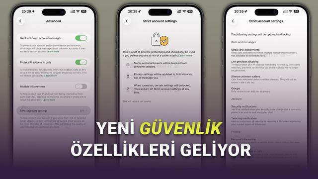 WhatsApp'a Tam Gizlilik ve Güvenlik İsteyenler İçin "Katı Güvenlik Ayarları" Geliyor!