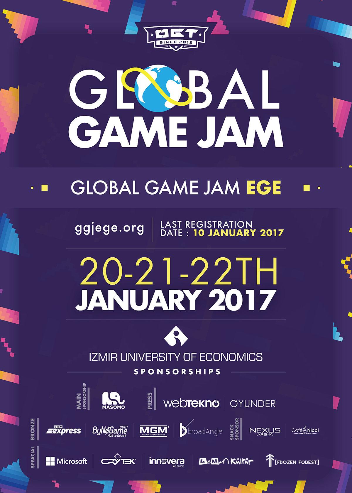 Global Game Jam, Masomo ve Webtekno Sponsorluğunda Başlıyor!
