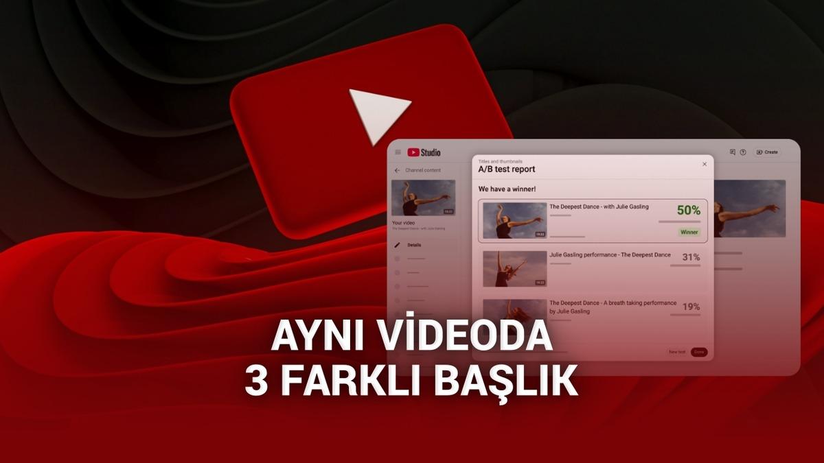 YouTube videolarına birden fazla başlık ekleme dönemi başladı