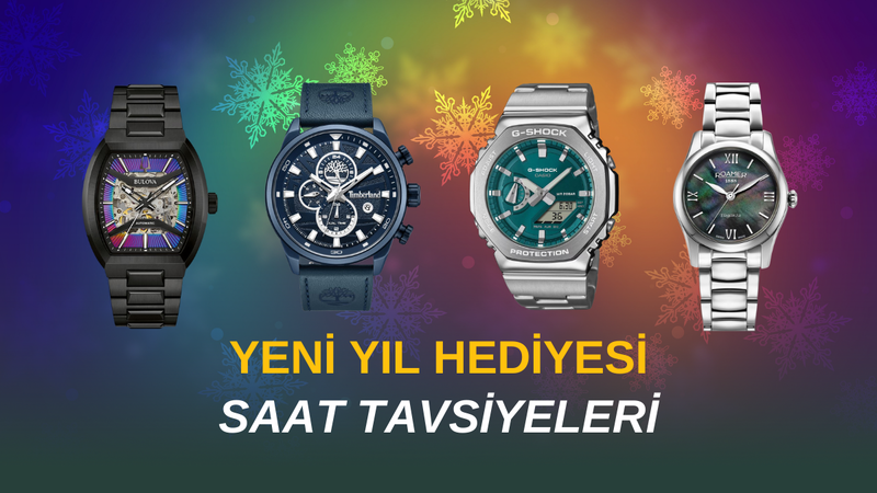 Yılbaşı Hediyesi İçin Fikir Arayanlara: Casio, Bulova, Roamer, Timberland Saat Tavsiyeleri