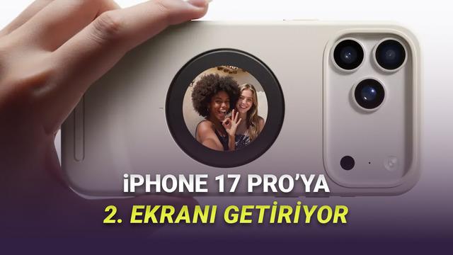 iPhone 17 Pro'yu Çift Ekranlı Telefon Hâline Getiren Kılıf Duyuruldu