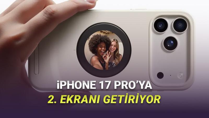 iPhone 17 Pro'yu Çift Ekranlı Telefon Hâline Getiren Kılıf Duyuruldu