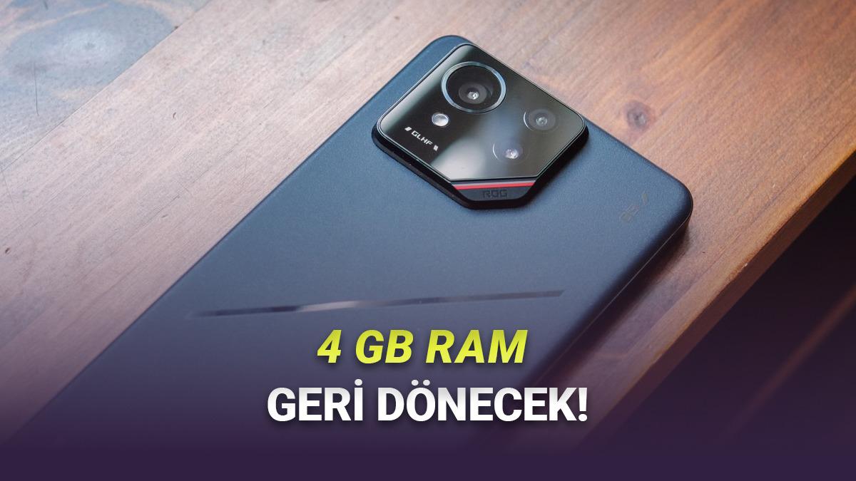 RAM Krizinin Telefonları Vuracağı İddia Edildi: 16 GB RAM'li Telefon Kalmayacak, 4GB RAM Geri Dönüyor!