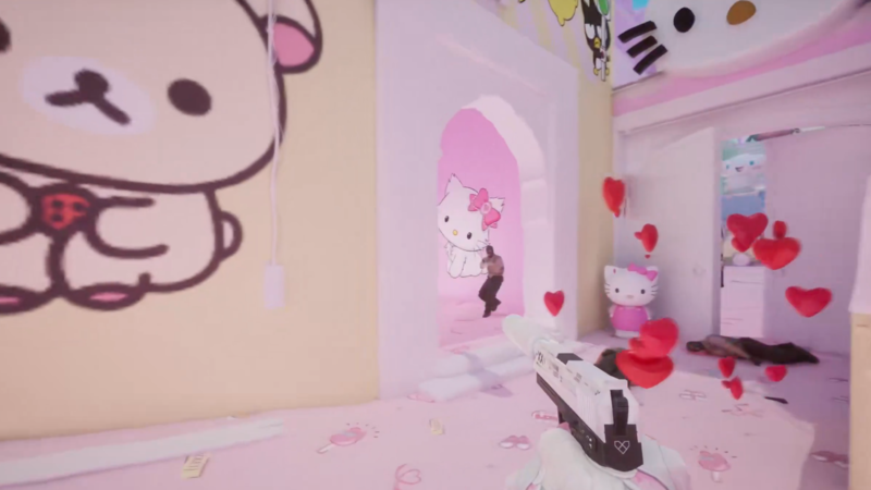 Counter Strike 2'yi Hello Kitty evrenine taşıyan konsept [Video]